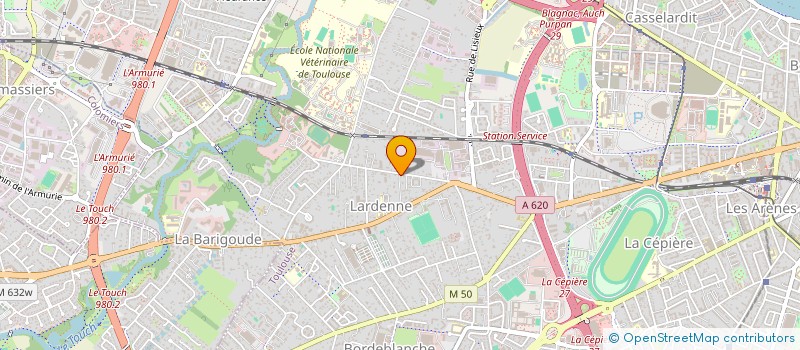localisation de l'entreprise JPCF à TOULOUSE