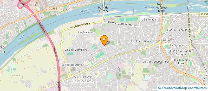localisation de l'entreprise JPCH à SAINT-PRYVE-SAINT-MESMIN