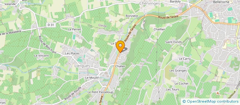 localisation de l'entreprise JPCOM à PORTE DES PIERRES DOREES