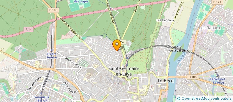 localisation de l'entreprise JPCONSULT à SAINT-GERMAIN-EN-LAYE