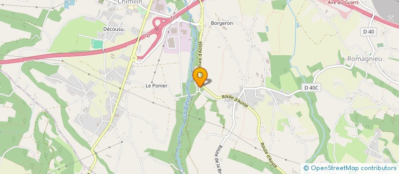 localisation de l'entreprise JPCR  ROMAGNIEU