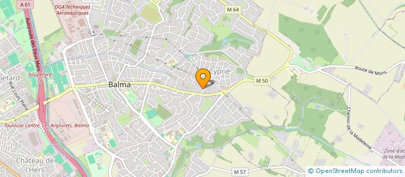 localisation de l'entreprise JPD AYOUB  BALMA