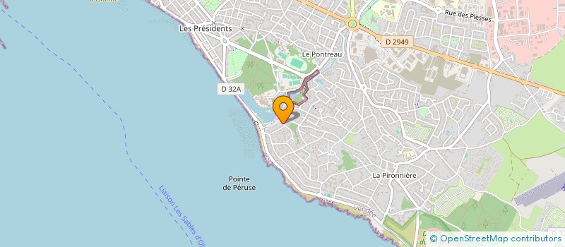 localisation de l'entreprise JPD HOLDING à LES SABLES D'OLONNE
