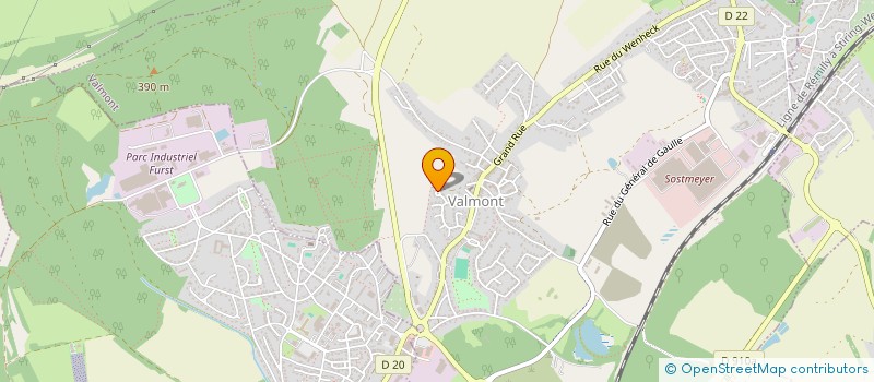 localisation de l'entreprise JPD IMMO  VALMONT