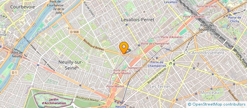 localisation de l'entreprise JPD INITIATIVES à LEVALLOIS-PERRET
