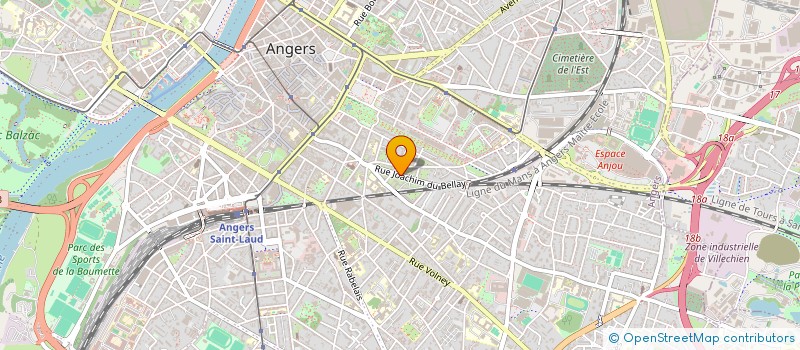 localisation de l'entreprise JPD2F  ANGERS