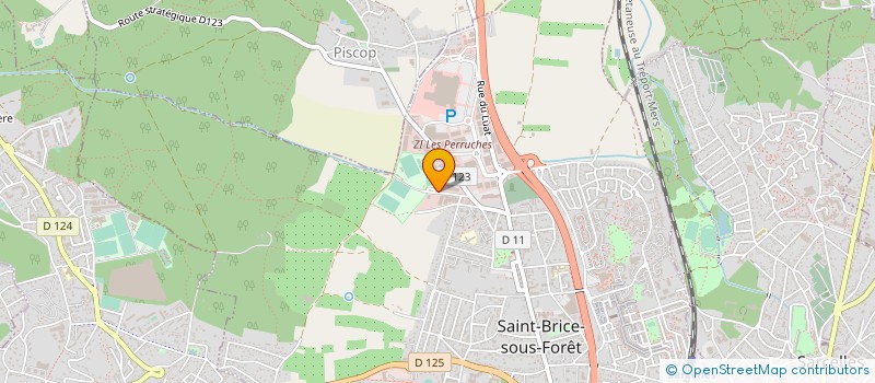 localisation de l'entreprise JPDB DE ST BRICE à SAINT-BRICE-SOUS-FORET