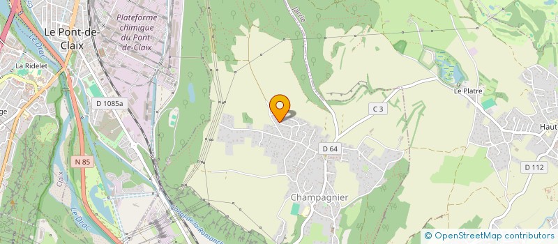 localisation de l'entreprise JPDELUXROD  CHAMPAGNIER