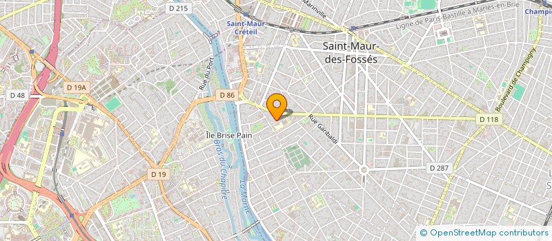 localisation de l'entreprise JPDS SERVICES à SAINT-MAUR-DES-FOSSES