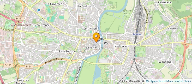 localisation de l'entreprise JPE ROBERT  SAINTES