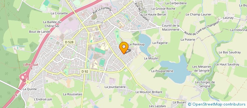 localisation de l'entreprise JPE TAXI  LIFFRE