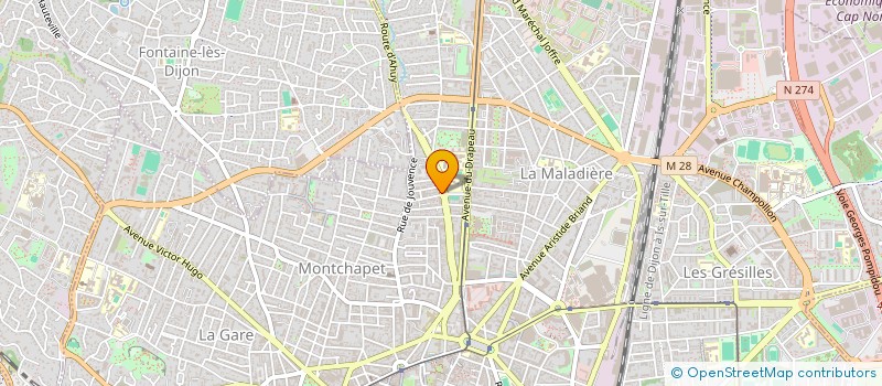 localisation de l'entreprise JPEAN.NET à DIJON