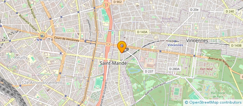 localisation de l'entreprise JPEBME à SAINT-MANDE