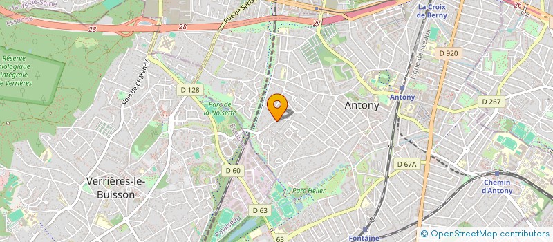 localisation de l'entreprise JPEFI-SE à ANTONY