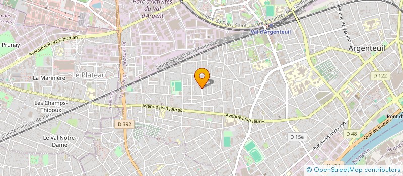 localisation de l'entreprise JPELEC  ARGENTEUIL