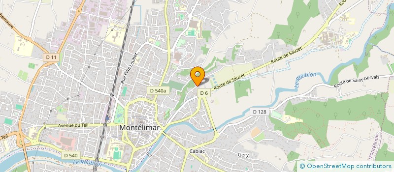 localisation de l'entreprise JPEN à MONTELIMAR