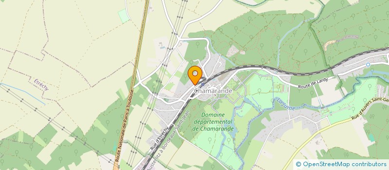 localisation de l'entreprise JPEO  CHAMARANDE