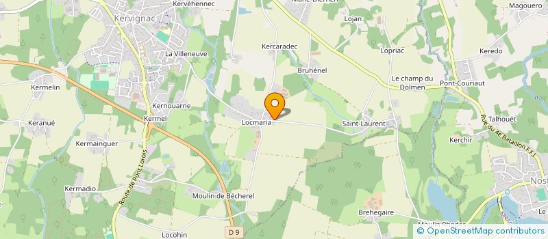 localisation de l'entreprise JPERRET  BRANDERION