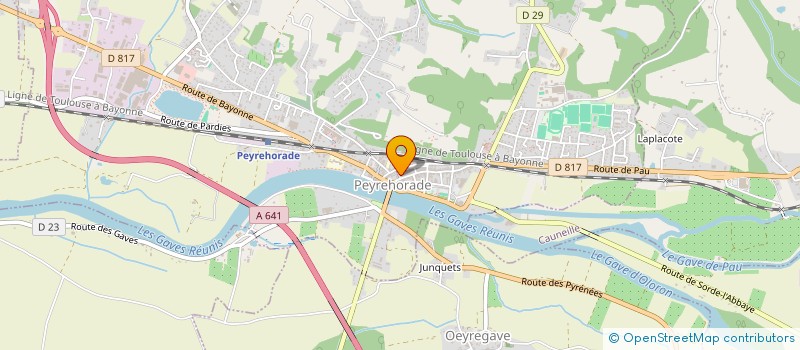 localisation de l'entreprise JPESAG  PEYREHORADE