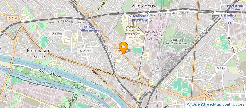 localisation de l'entreprise JPF à VILLETANEUSE