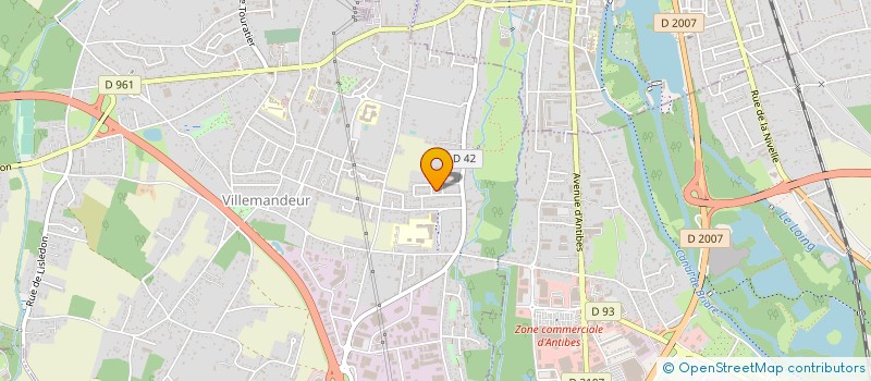 localisation de l'entreprise JPF à MORMANT-SUR-VERNISSON