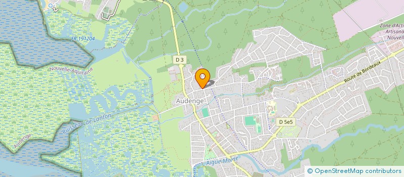 localisation de l'entreprise JPF  AUDENGE