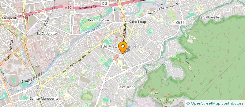 localisation de l'entreprise JPF ASSOCIES à MARSEILLE