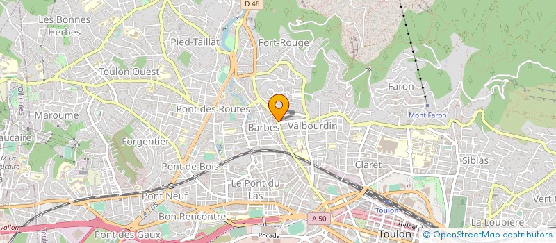 localisation de l'entreprise JPF ASSURANCES  TOULON