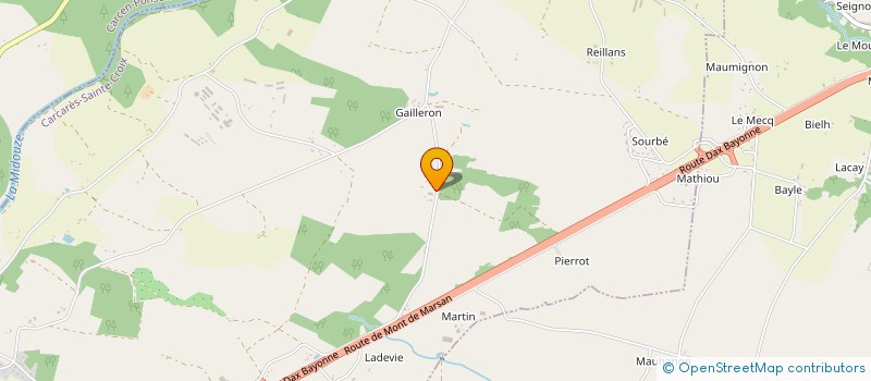 localisation de l'entreprise JPF BATIPLUS  CARCARES-SAINTE-CROIX