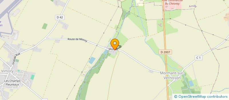 localisation de l'entreprise JPF LE CLOS DE MORMANT à MORMANT-SUR-VERNISSON