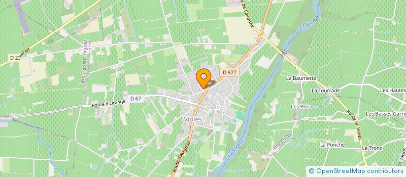 localisation de l'entreprise JPF MADELAGE  VIOLES