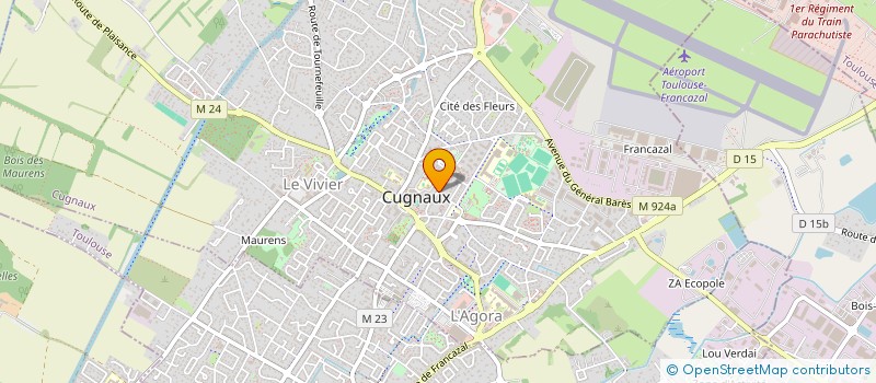 localisation de l'entreprise JPF-POB IMMO TOULOUSE  CUGNAUX