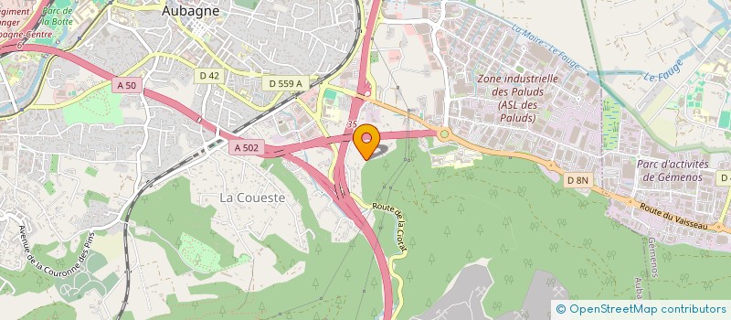 localisation de l'entreprise JPF SERVICES à AUBAGNE