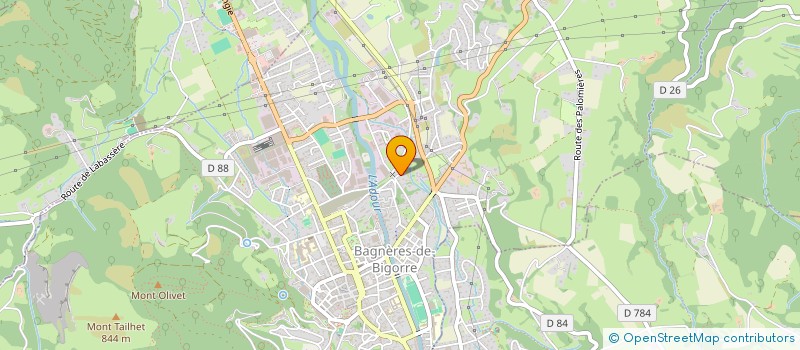localisation de l'entreprise JPF65  BAGNERES-DE-BIGORRE