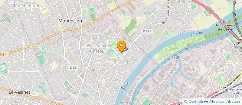 localisation de l'entreprise JPFCB DAMAY  CHATOU