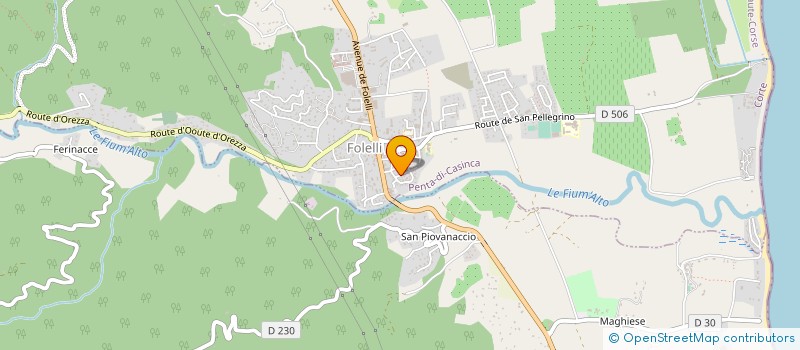 localisation de l'entreprise JPFD DISTRIBUTION à PENTA-DI-CASINCA