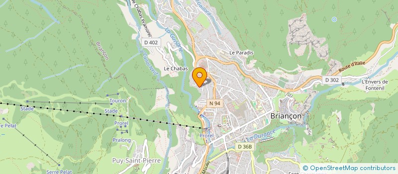 localisation de l'entreprise JPG à BRIANCON