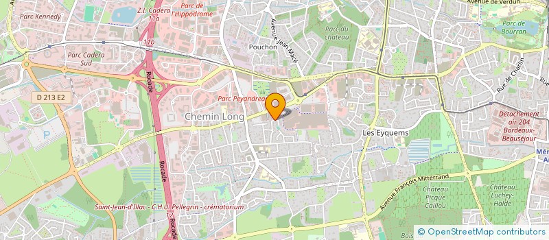 localisation de l'entreprise JPG à MERIGNAC