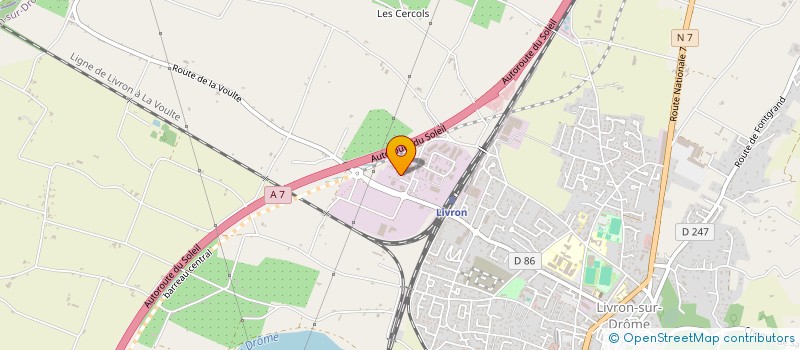 localisation de l'entreprise JPG  LIVRON-SUR-DROME