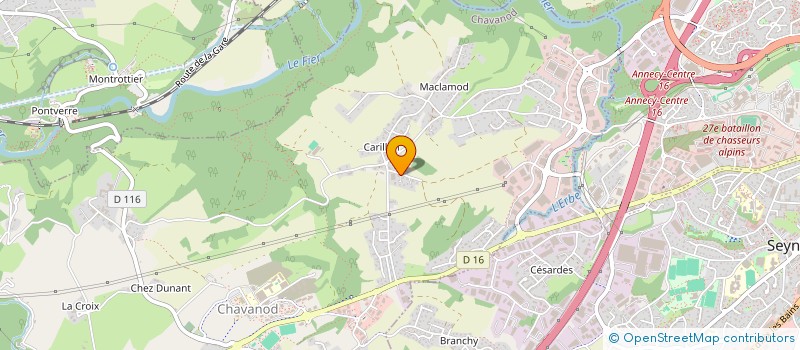 localisation de l'entreprise JPG  CHAVANOD