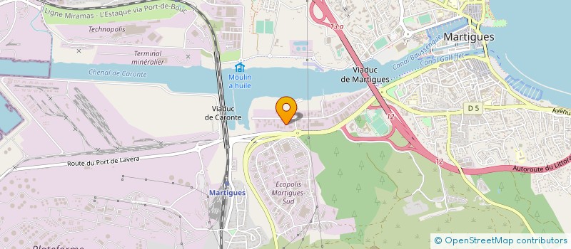 localisation de l'entreprise JPG AMENAGEMENTS ET CONSTRUCTIONS à MARTIGUES