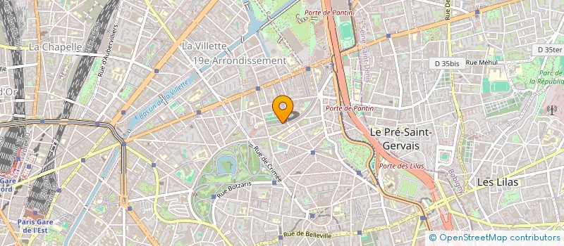 localisation de l'entreprise JPG ARCHITECTURE ET URBANISME  PARIS