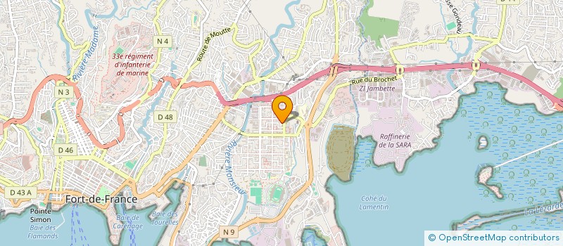 localisation de l'entreprise JPG DEVELOPPEMENT  FORT-DE-FRANCE