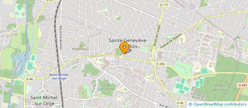 localisation de l'entreprise JPG ELECTRONIQUE à STE GENEVIEVE DES BOIS