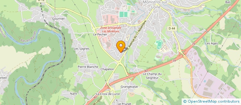 localisation de l'entreprise JPG IMMO  MONISTROL-SUR-LOIRE