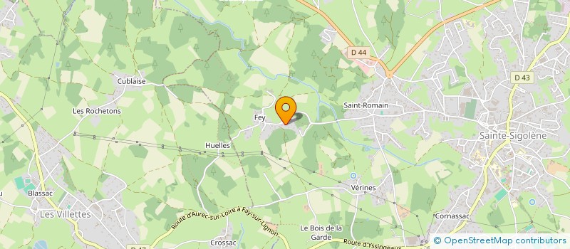 localisation de l'entreprise JPG INVEST  SAINTE-SIGOLENE