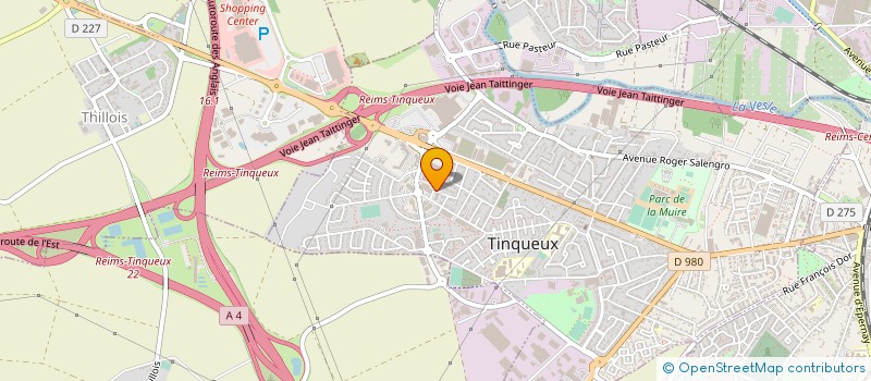 localisation de l'entreprise JPG MOTOS à CERNAY-LES-REIMS
