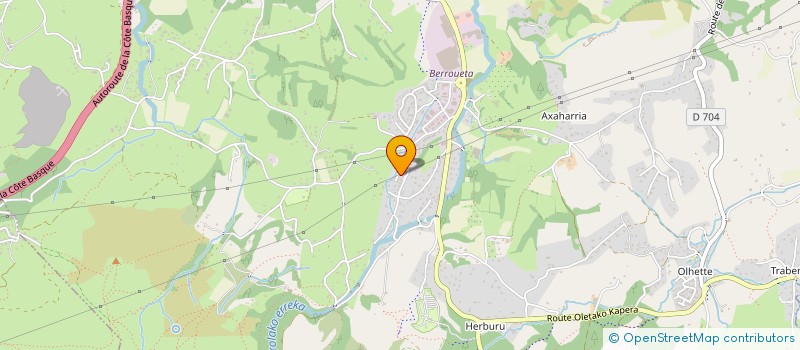 localisation de l'entreprise JPG PISCINES  URRUGNE