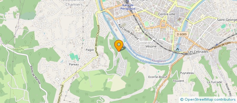 localisation de l'entreprise JPG SERVICES  COULOUNIEIX-CHAMIERS