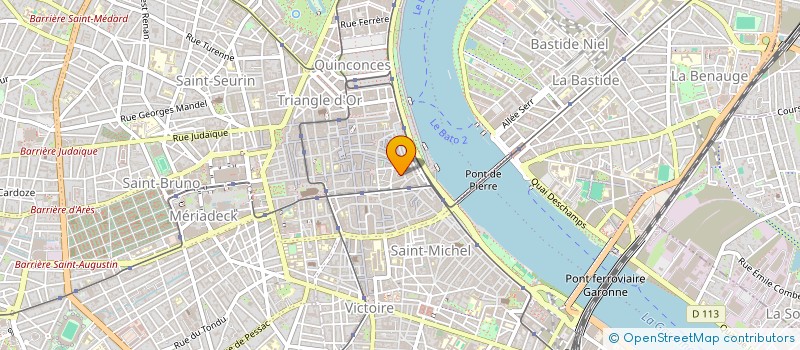 localisation de l'entreprise JPGA  BORDEAUX